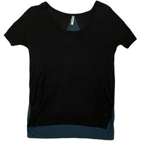 Gap Pure Black and Blue Shirt